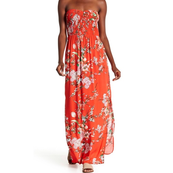 socialite embroidered maxi dress